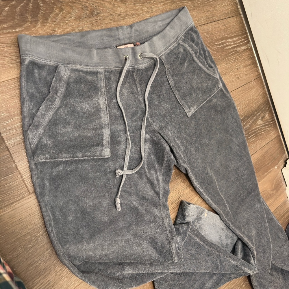 Juicy Couture Gray Velour Pants